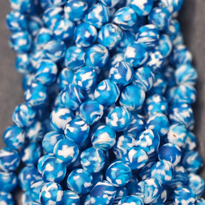 Fused African Recycled Glass Beads – Round #3517