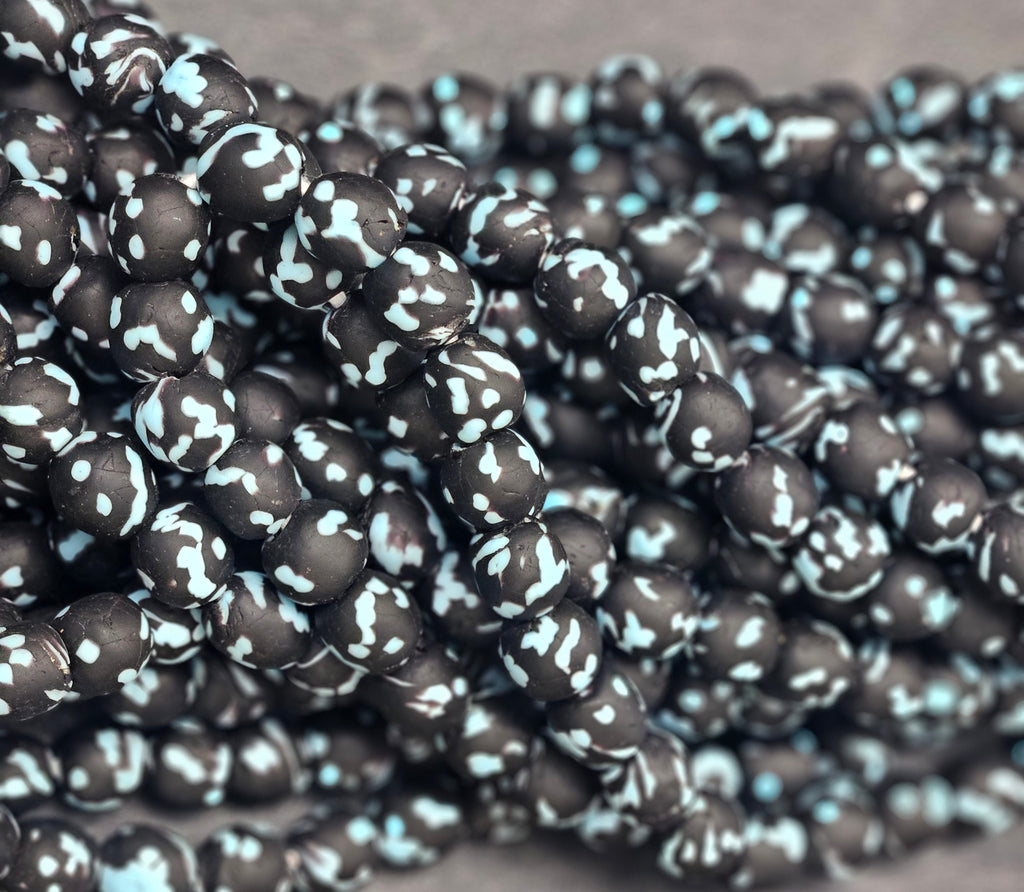 Fused African Recycled Glass Beads – Round #3518