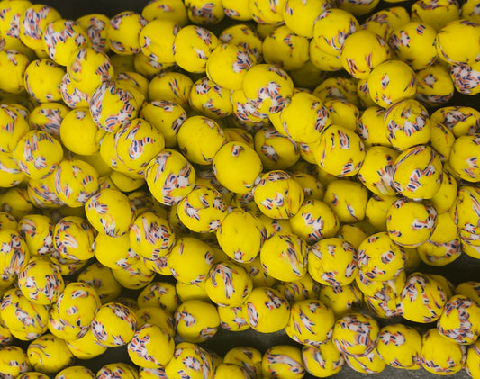 Fused African Recycled Glass Beads – Round #3503