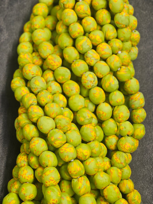 Fused African Recycled Glass Beads – Round #3501