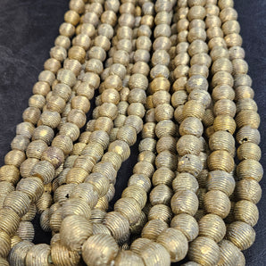 African Brass Beads from Ghana - #5102