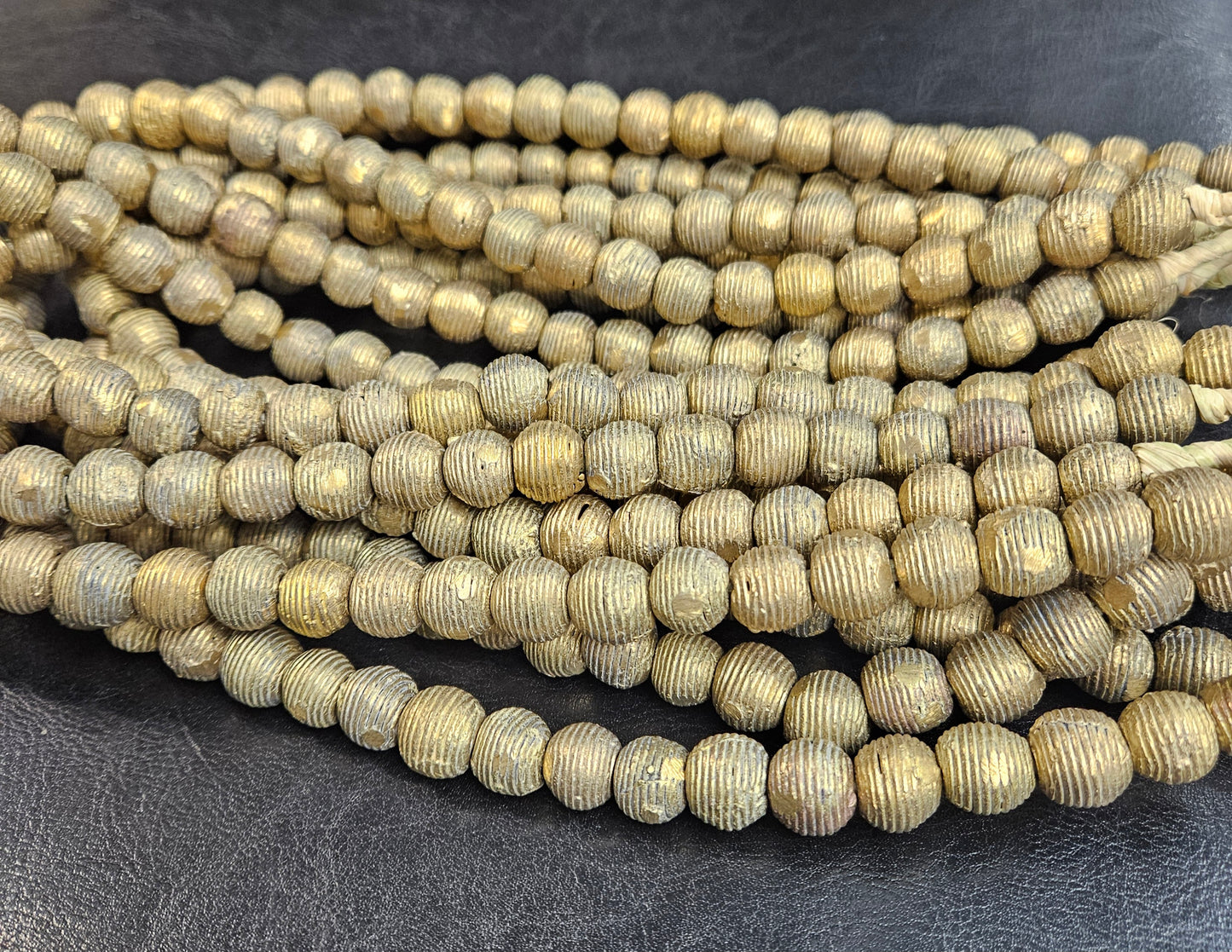 African Brass Beads from Ghana - #5102