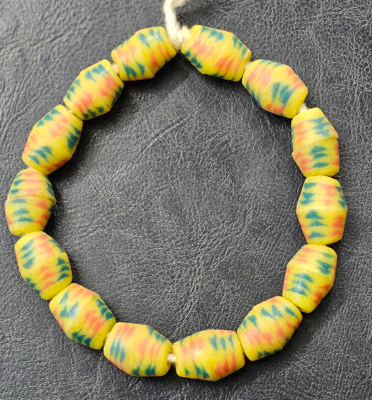 Handcrafted African Recycled Glass Beads - Chunky Beads #1802
