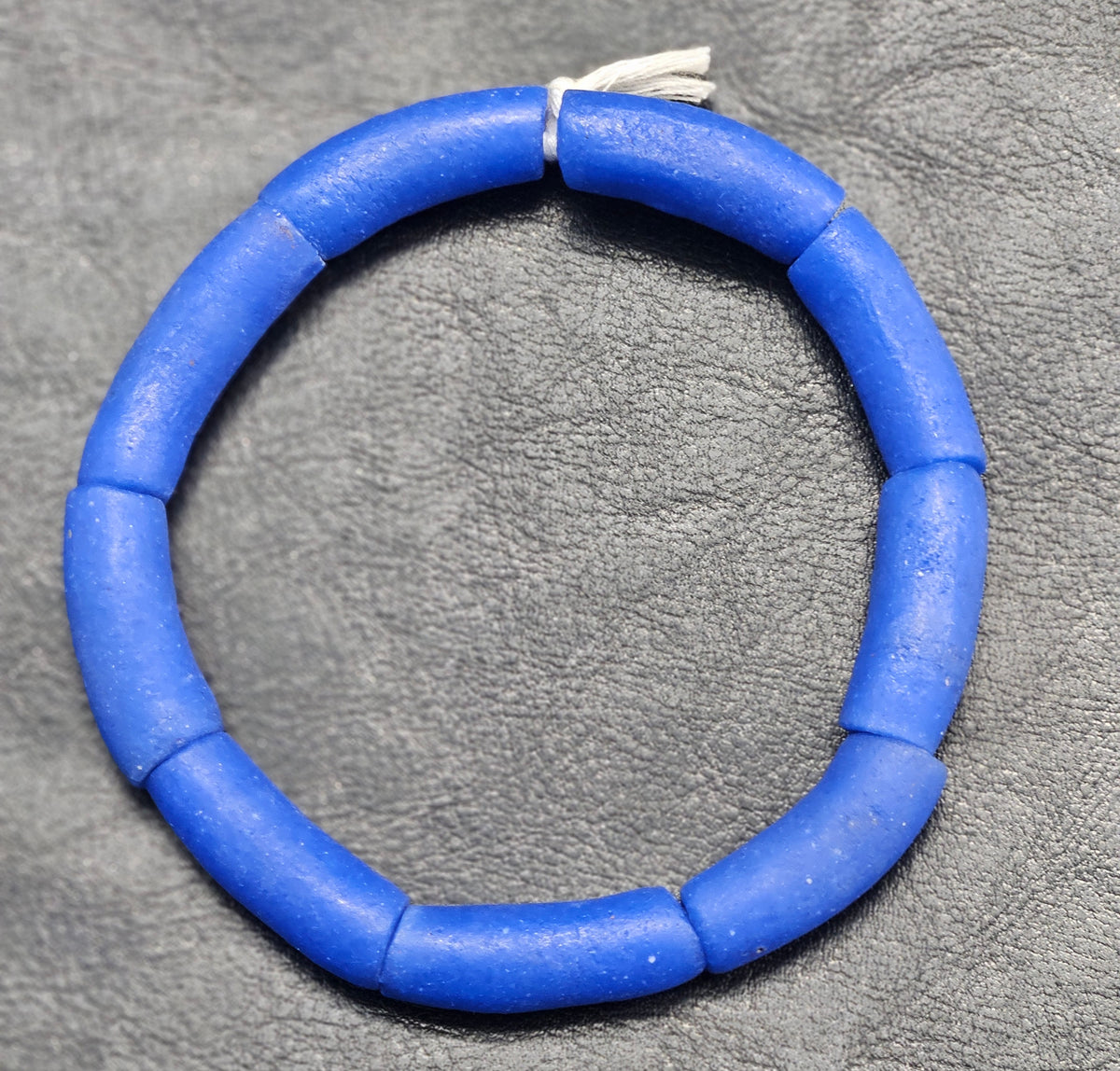 Handcrafted African Recycled Glass Beads - Long Tube Beads #1703