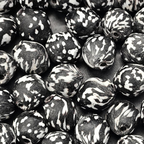 Krobo Recycled Glass Focal Beads - #3907