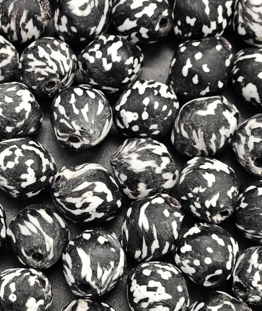 Krobo Recycled Glass Focal Beads - #3907
