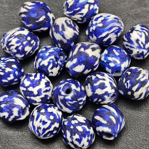 Krobo Recycled Glass Focal Beads - #3902