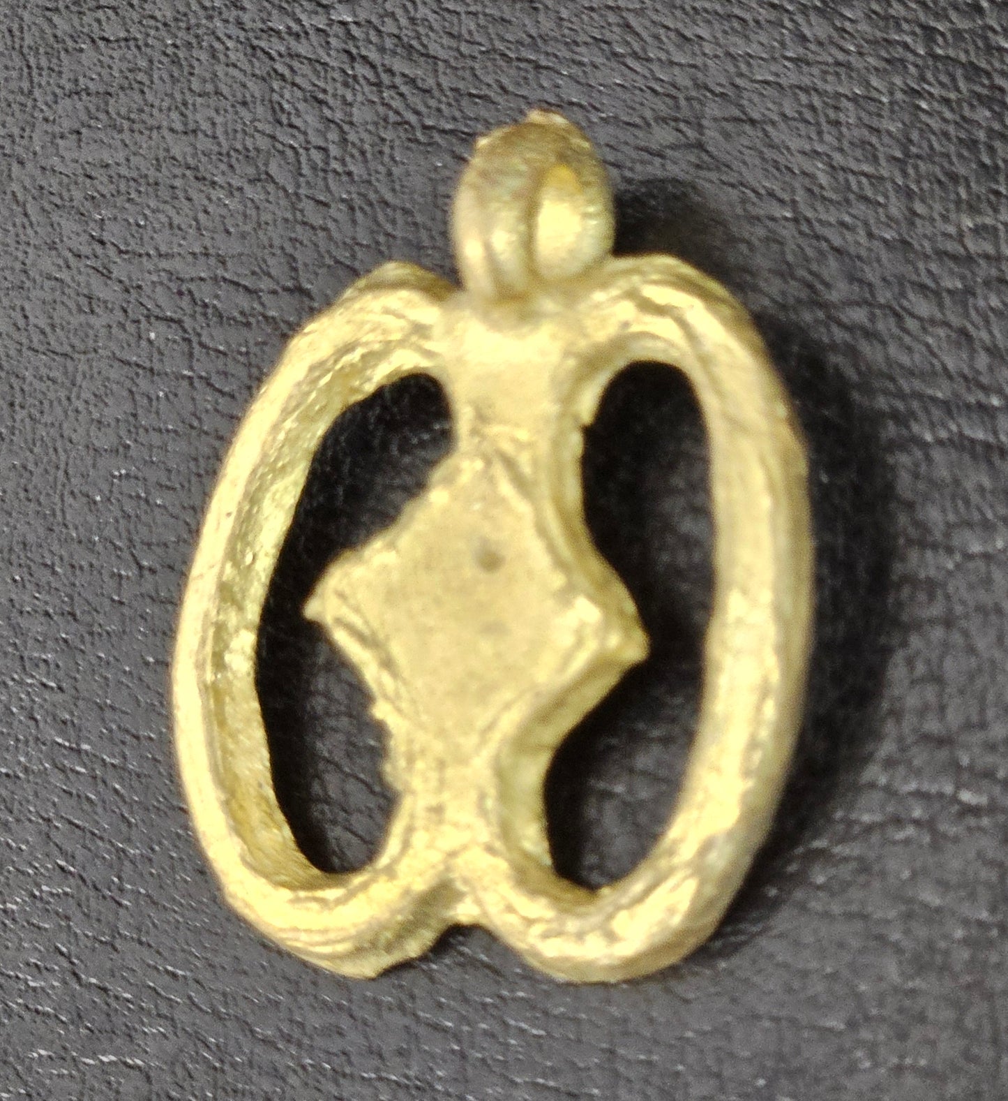 NYAME BI WO SORO Brass Pendant – Symbol of Hope | Handcrafted Adinkra Charm (1 Inch)