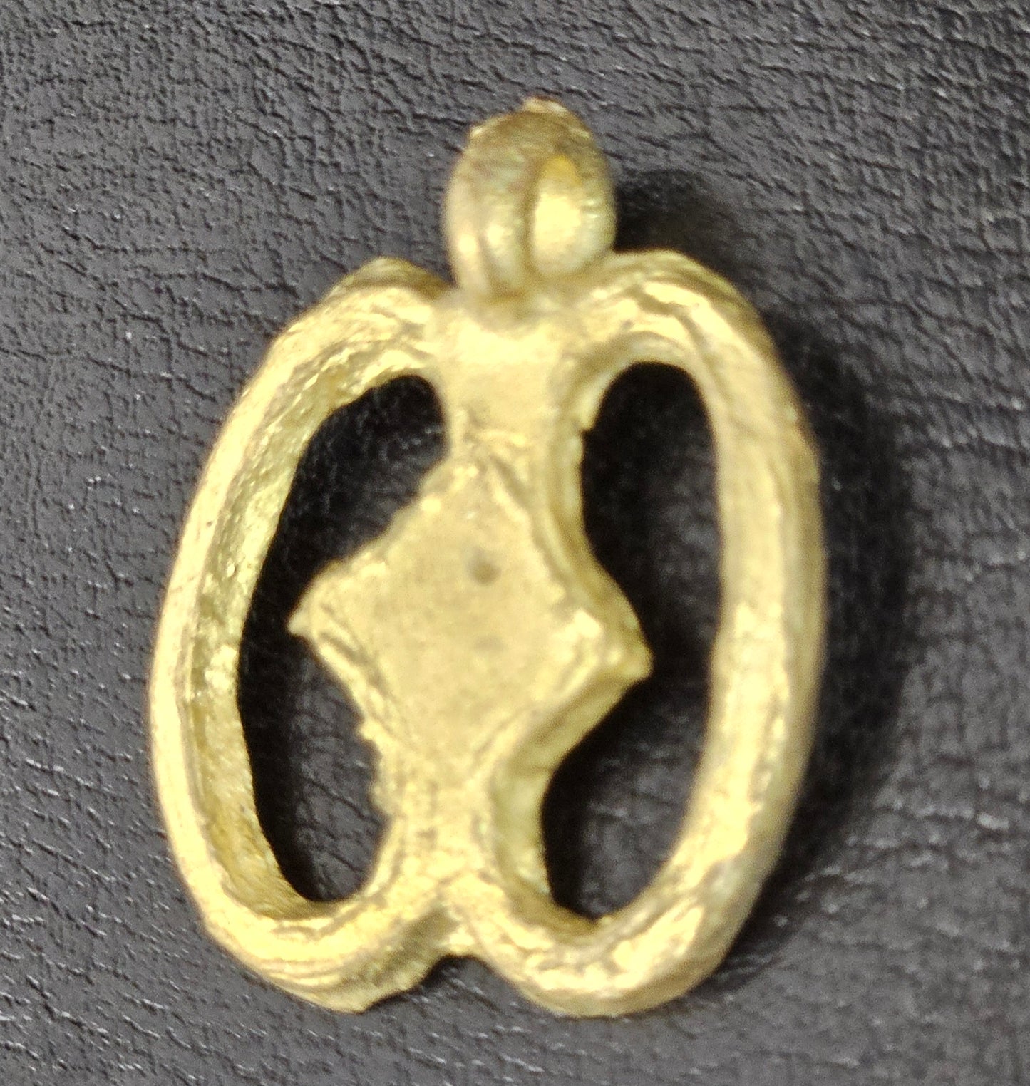 NYAME BI WO SORO Brass Pendant – Symbol of Hope | Handcrafted Adinkra Charm (1 Inch)