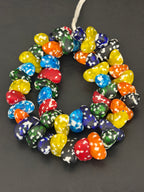 handcrafted Ghanaian recycled glass beads