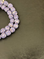 Authentic Mosaic Fused Krobo Recycled Glass Beads | Handmade Ghana African Glass Beads | 12–14mm