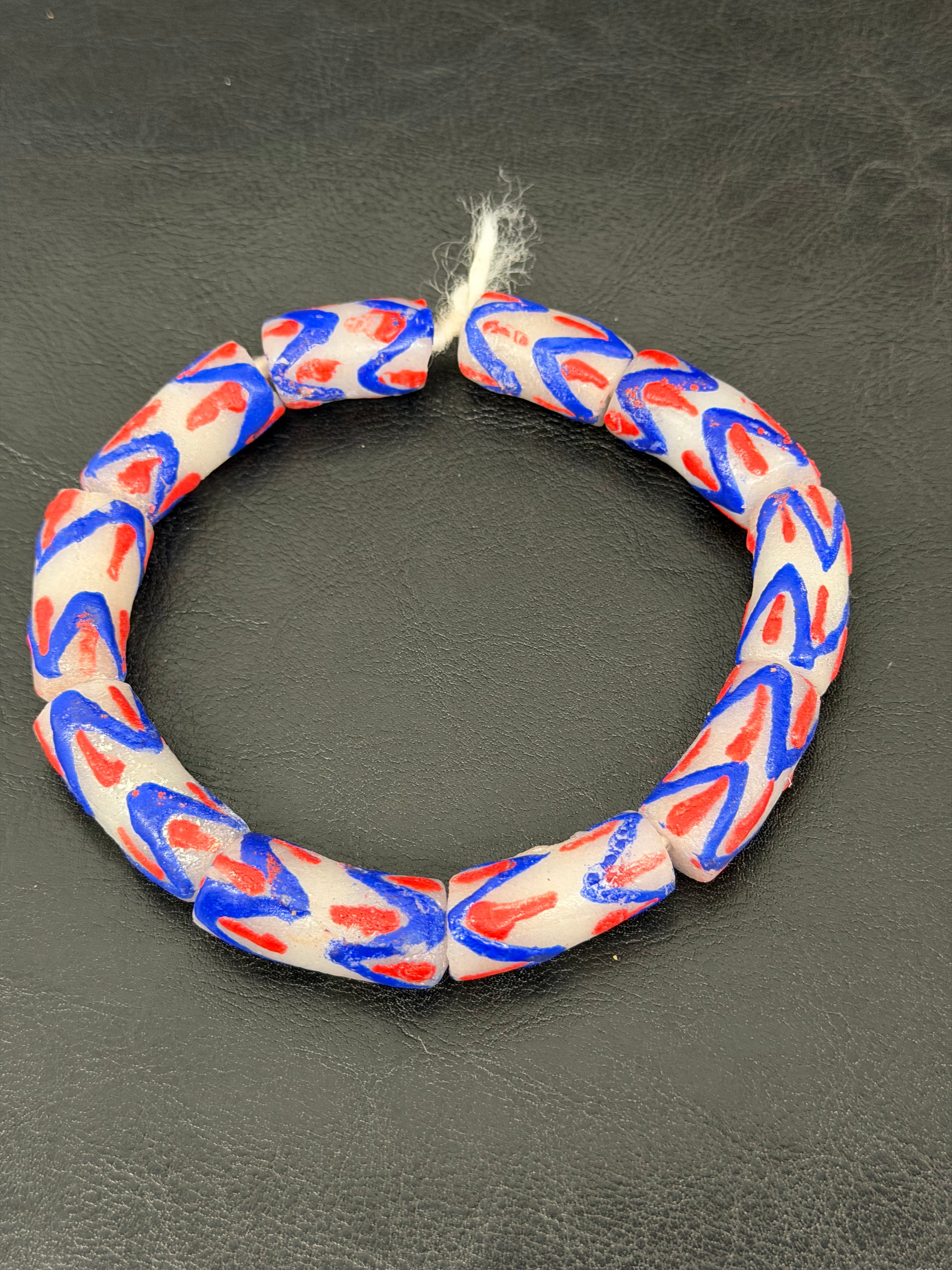 Commemorative Heritage Krobo Beads | Handcrafted Glass Trade Beads from Ghana