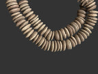 Ashanti Glass Rondelle Beads – Sahara Clay Recycled Glass Beads | Large Hole African Glass Beads Handcrafted in Ghana