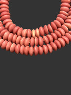 Ashanti Glass Rondelle Beads – Desert Rose Recycled Glass Beads | Handcrafted Ghanaian Glass Beads