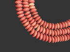 Ashanti Glass Rondelle Beads – Desert Rose Recycled Glass Beads | Handcrafted Ghanaian Glass Beads