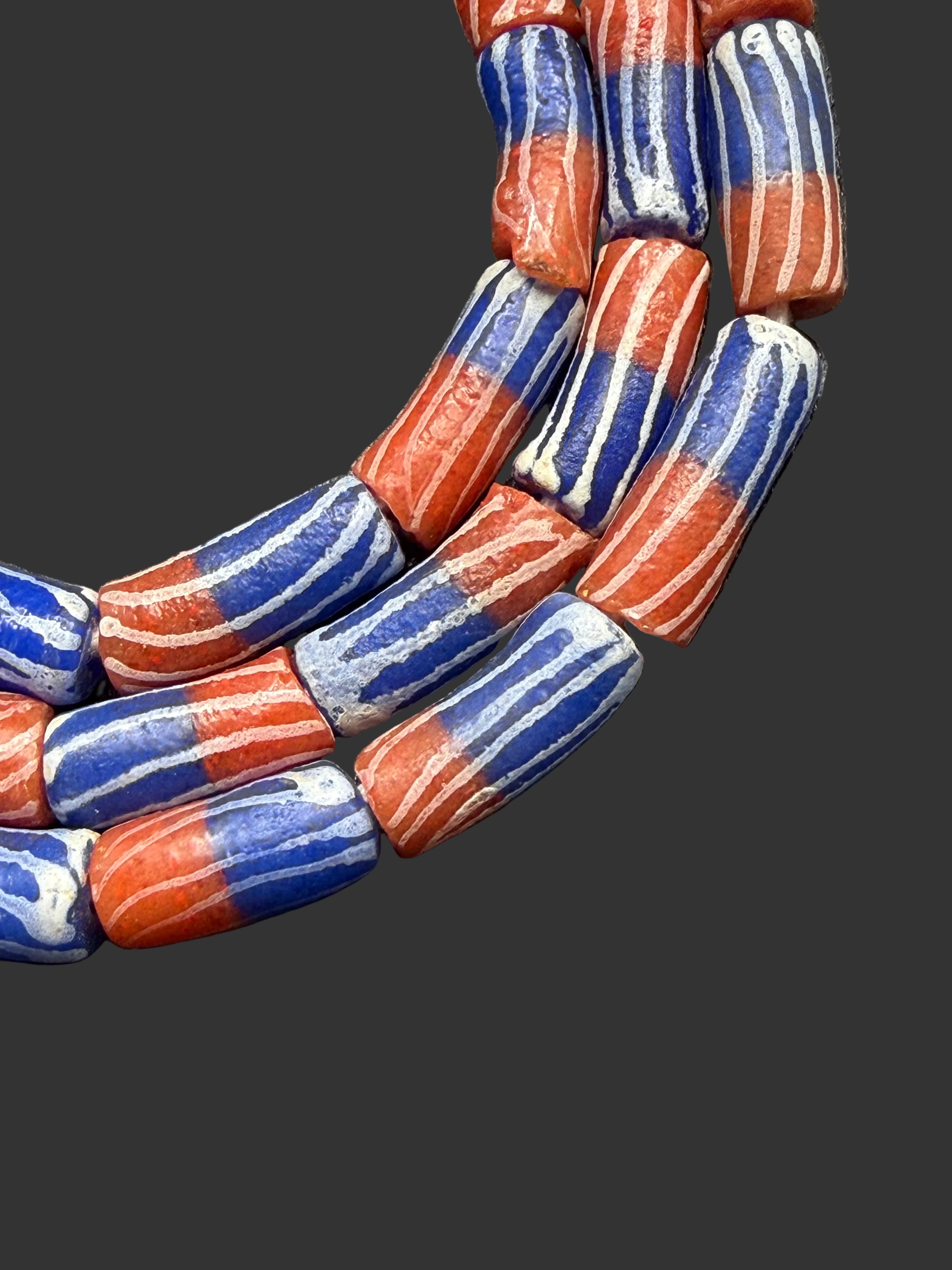 Independence Celebration Krobo Beads | Handcrafted Ghanaian Glass Beads