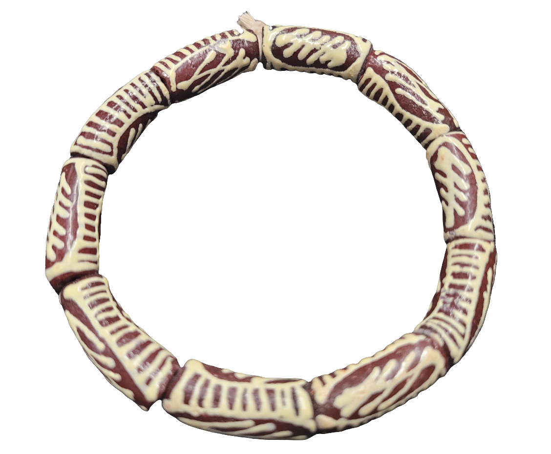 African glass beads, Ghana beads for jewelry making, AAB# 1669