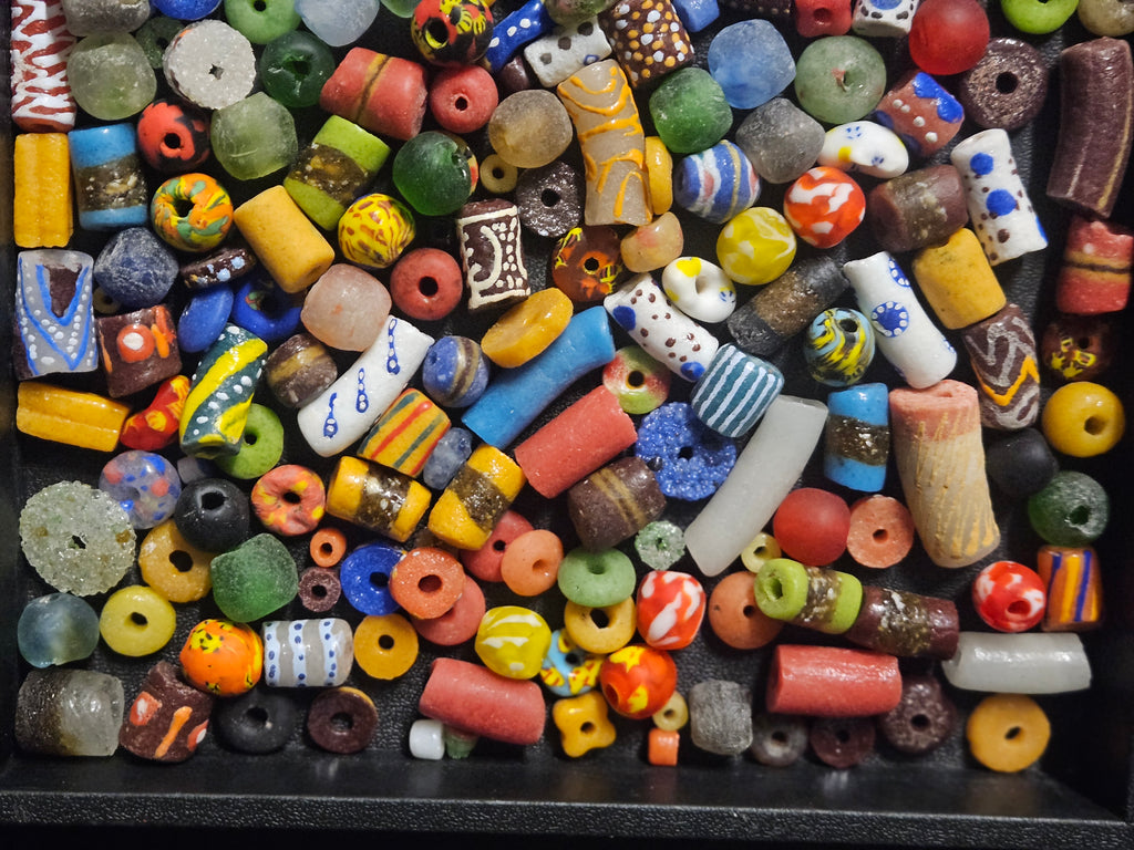 Maker's African Bead Soup – Assorted Ghana Krobo Glass Beads