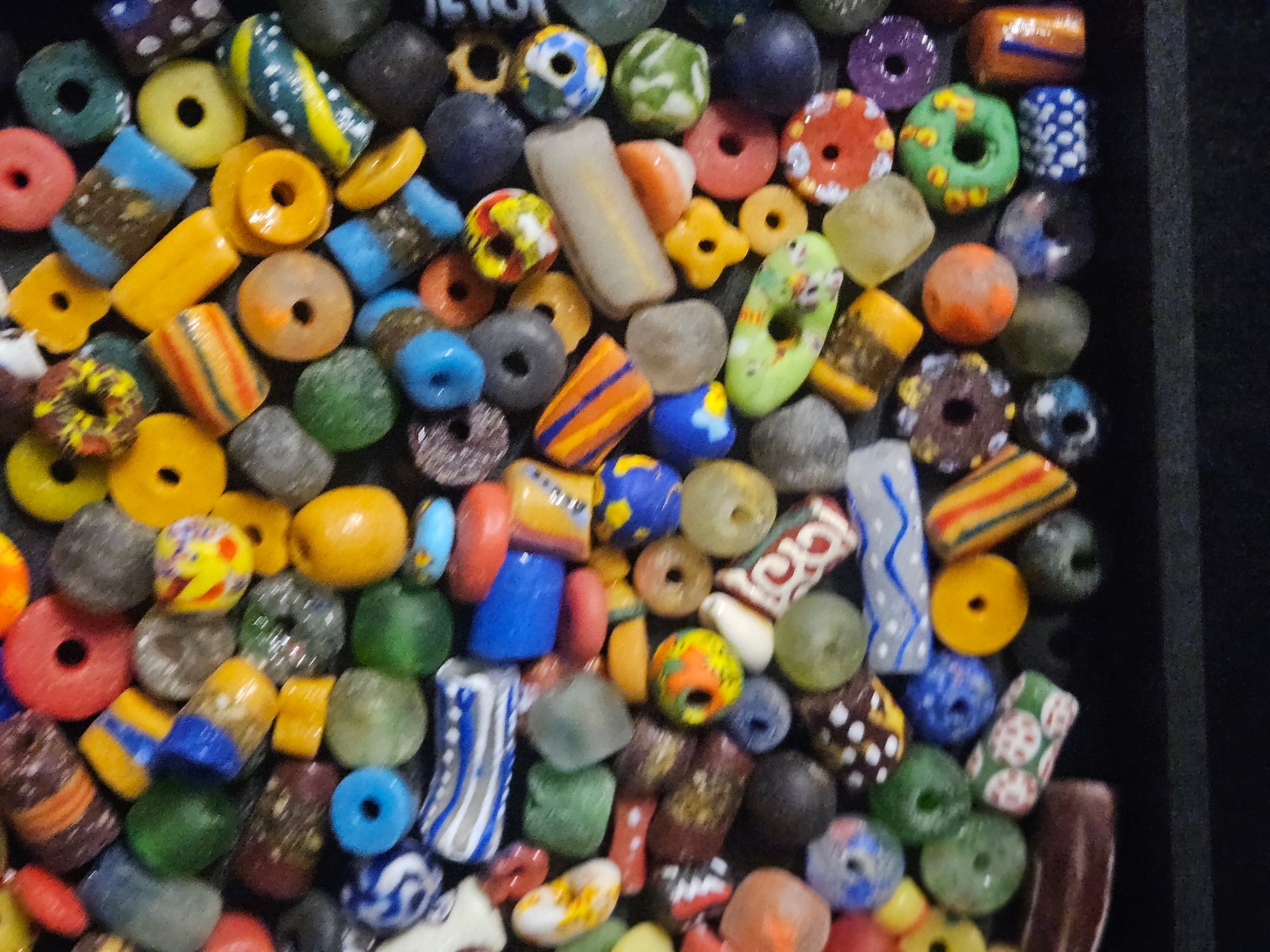 Jewelry Prototyping Bead Mix – African Krobo Glass Beads, 1 Cup