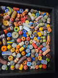 Designer African Bead Mix – Assorted Krobo Glass Beads, 1 Cup