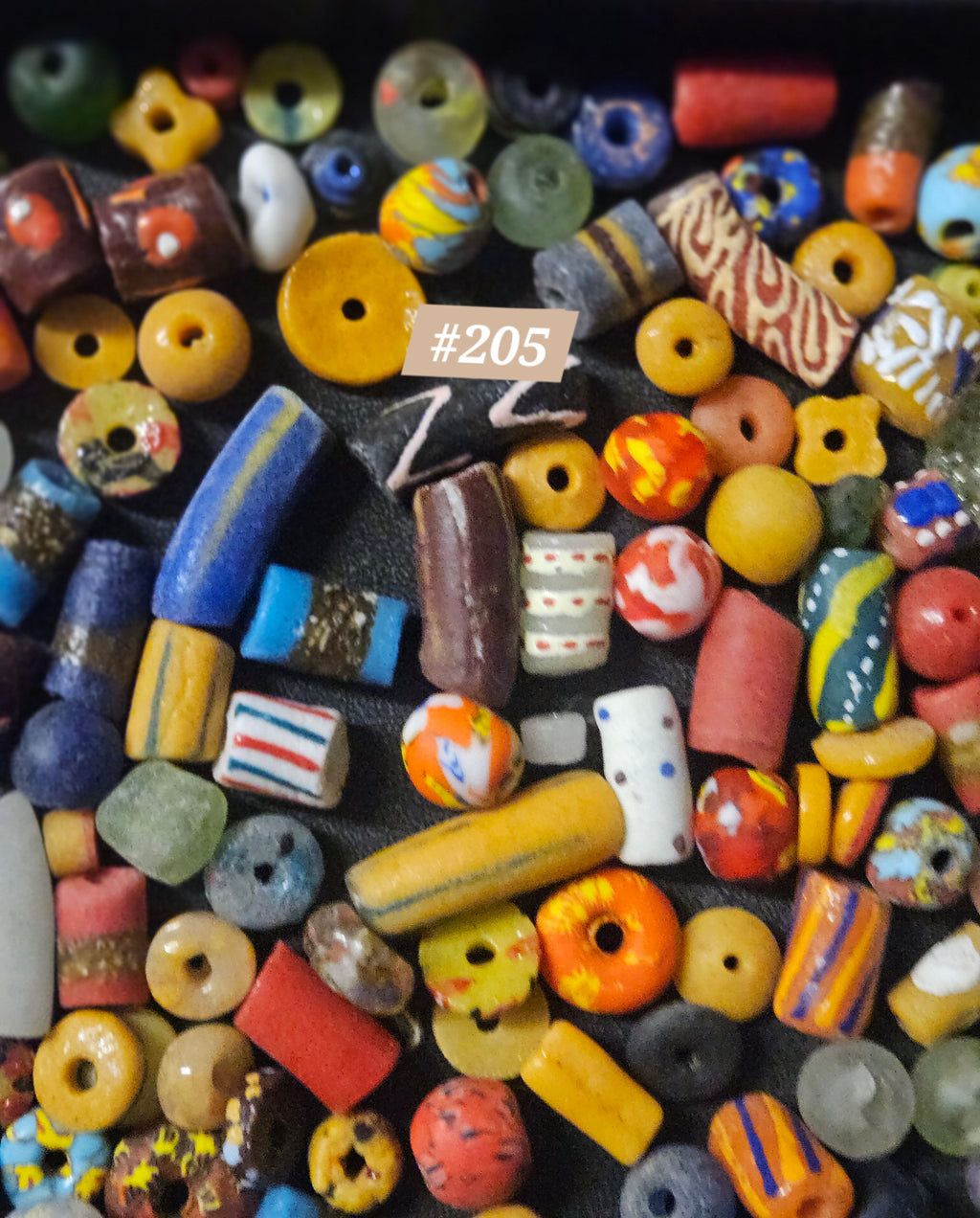 Krobo Glass Bead Studio Sampler – Mixed African Beads from Ghana