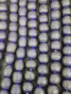 African Glass Beads – Deep Indigo Krobo Pocket Beads from Ghana