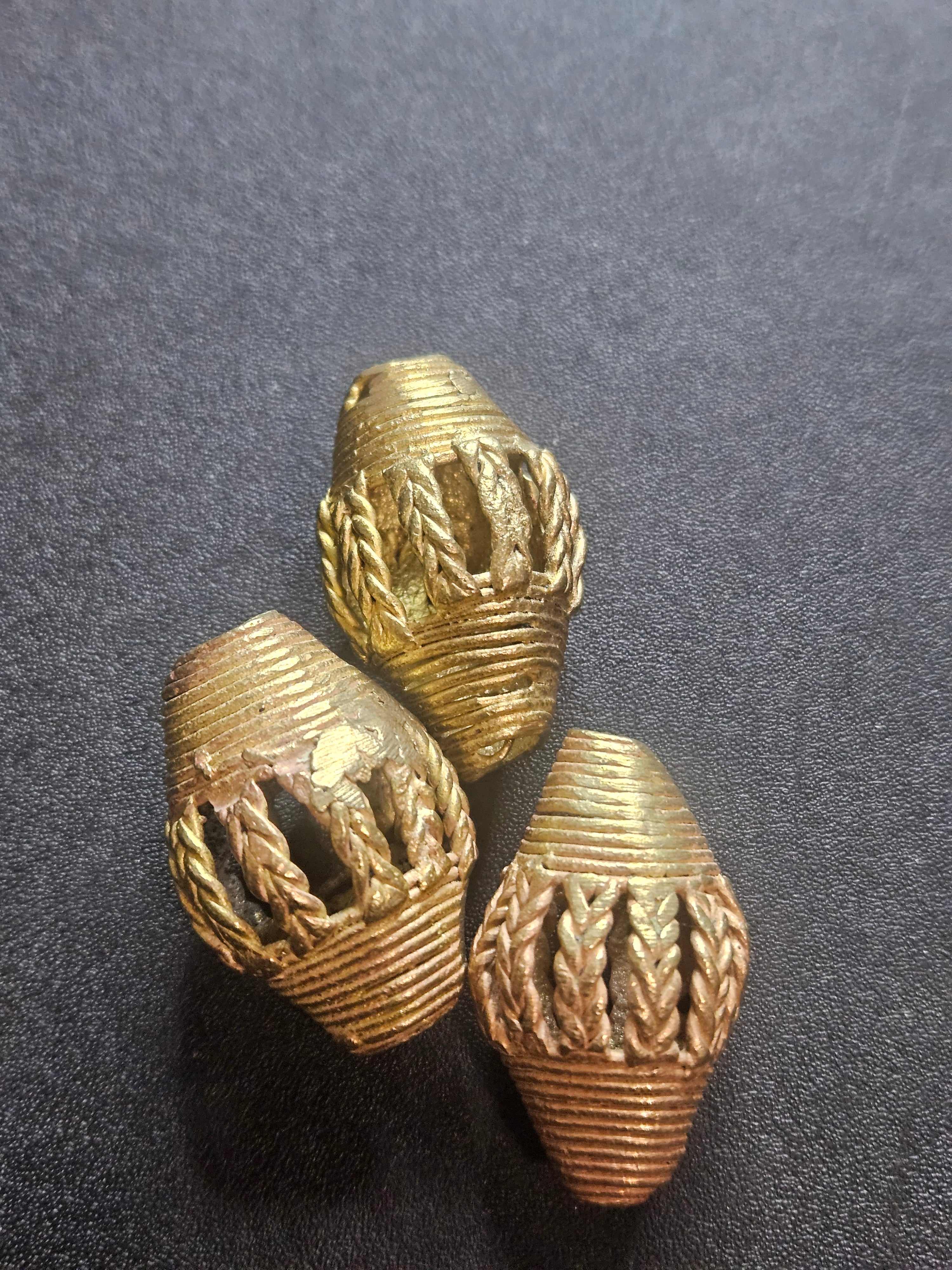 Ashanti Brass Beads – Traditional Pattern