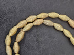 Handcrafted Ashanti Brass Bicone Beads | Large Hole Ghana Brass Trade Beads | African Brass Jewelry Making Supplies