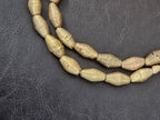 Handcrafted Ashanti Brass Bicone Beads | Large Hole Ghana Brass Trade Beads | African Brass Jewelry Making Supplies