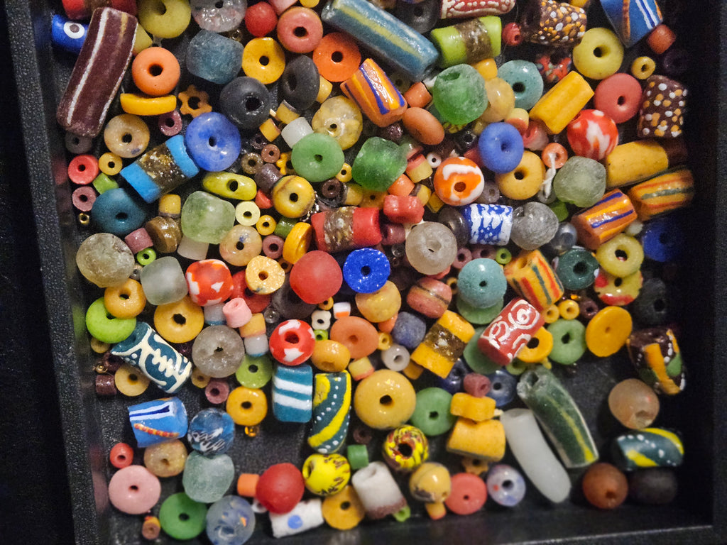 African Creative Material Mix – Loose Krobo Glass Beads from Ghana