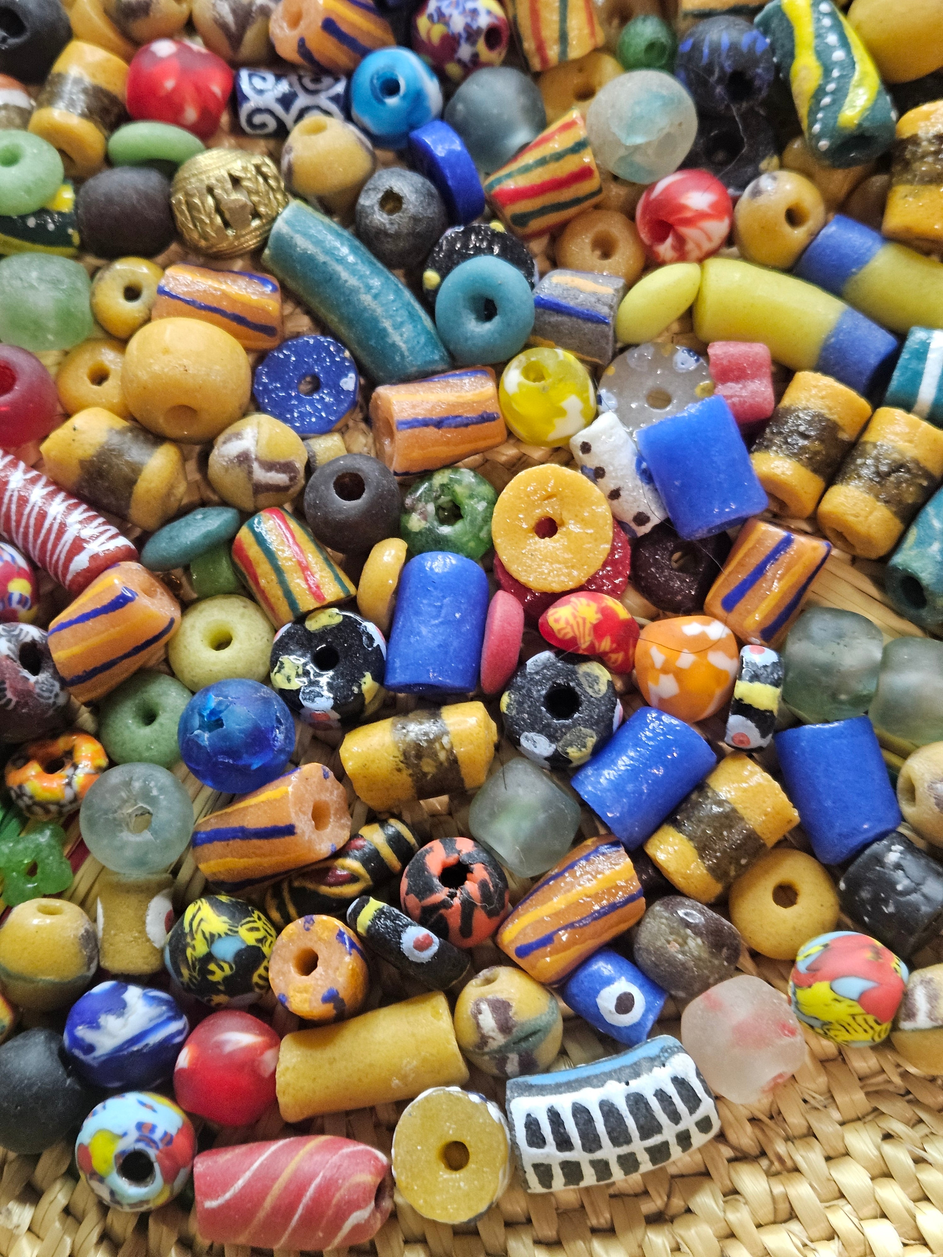 Ghana Artisan Bead Mix – 300+ Krobo Beads