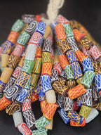 Handcrafted Painted Krobo Glass Beads | Mix Beads