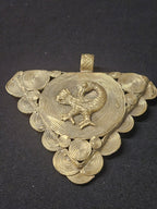 Sankofa Adinkra Symbol African Brass Pendant – Handmade in Ghana