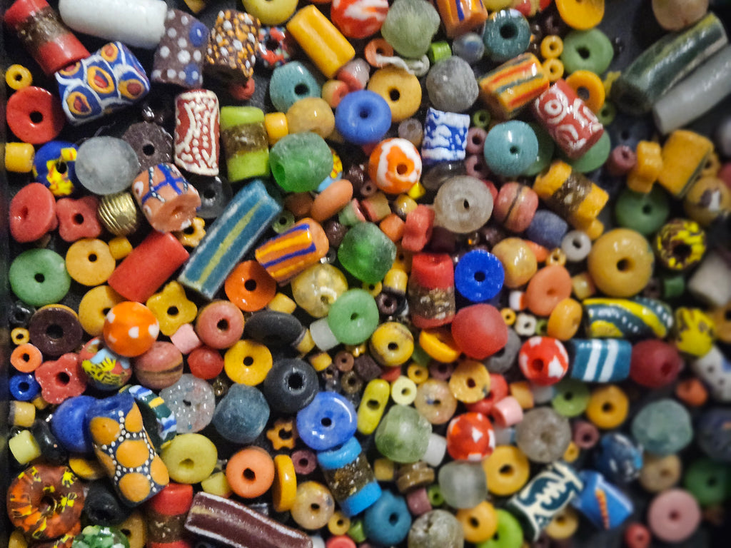 African Creative Material Mix – Loose Krobo Glass Beads from Ghana