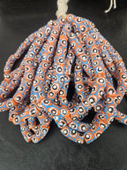 Authentic African Painted Glass Tube Beads from Ghana | Handmade Krobo Recycled Glass Jewelry Beads