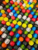 African Glass Beads – Multicolor Krobo Pocket Bead Strand from Ghana