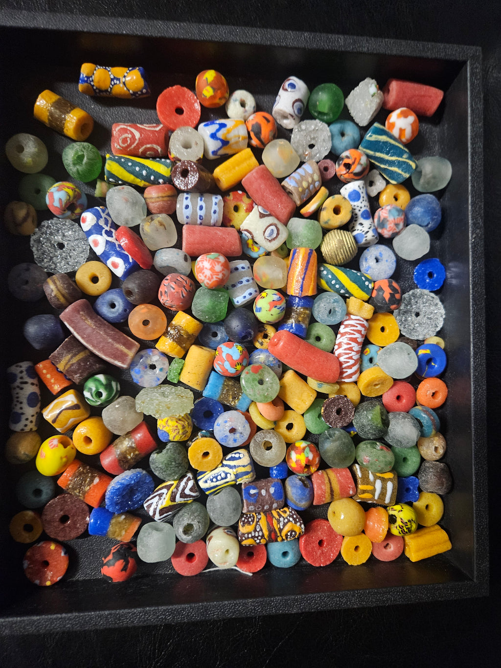 African Glass Bead Mix – Assorted Krobo Beads for Designers