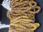 Handcrafted Krobo Glass Beads | Brown and Tan