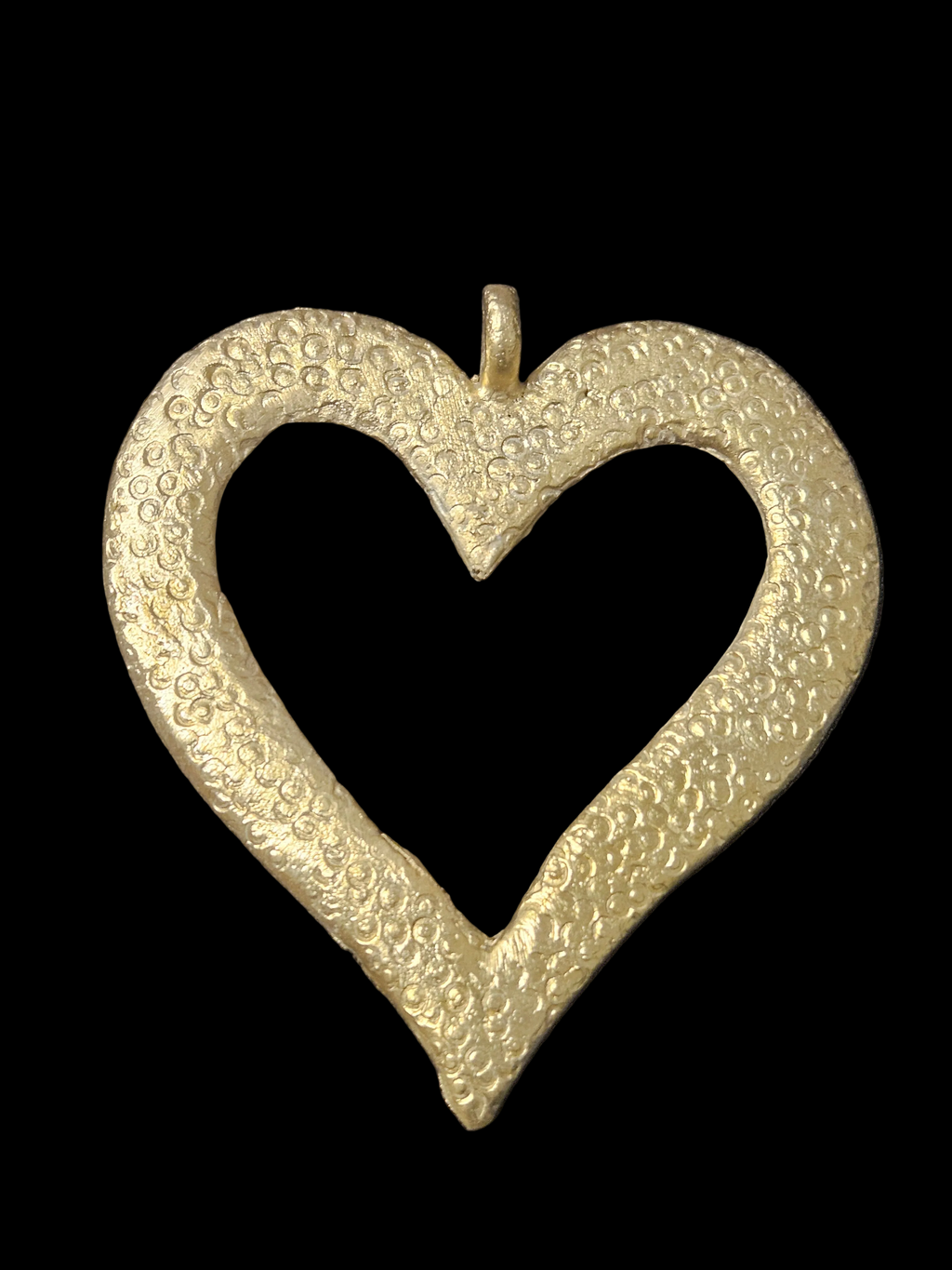 Pendant African Oversized Akoma Ashanti Brass Pendant