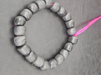 Matte Black Krobo Recycled Glass Beads | Handmade Glass Beads from Ghana