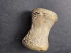 Oversized Ashanti Brass Talking Drum Pendant — Spiral Coil Design