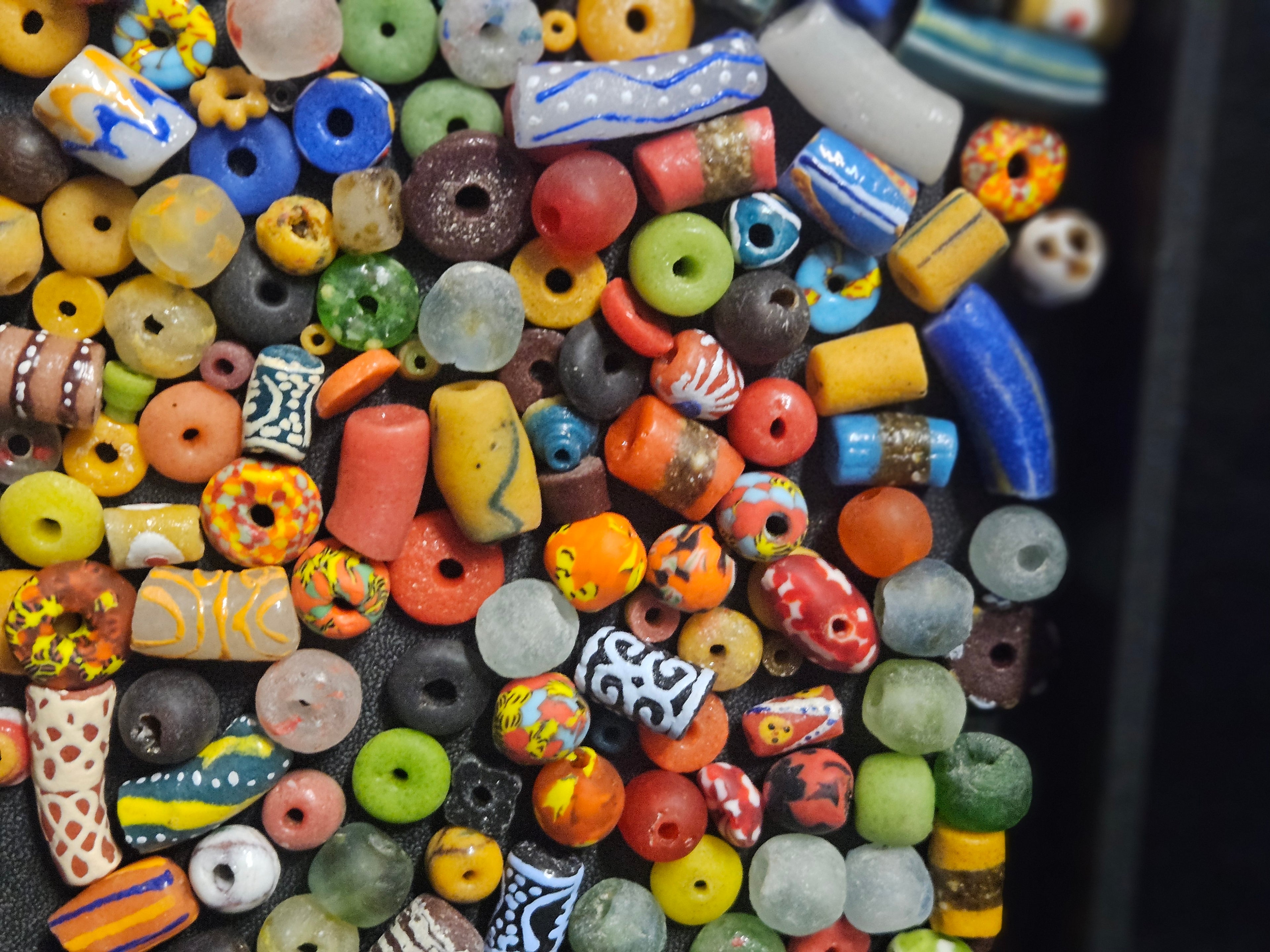 Ghana Bead Discovery Cup – Assorted African Krobo Glass Beads