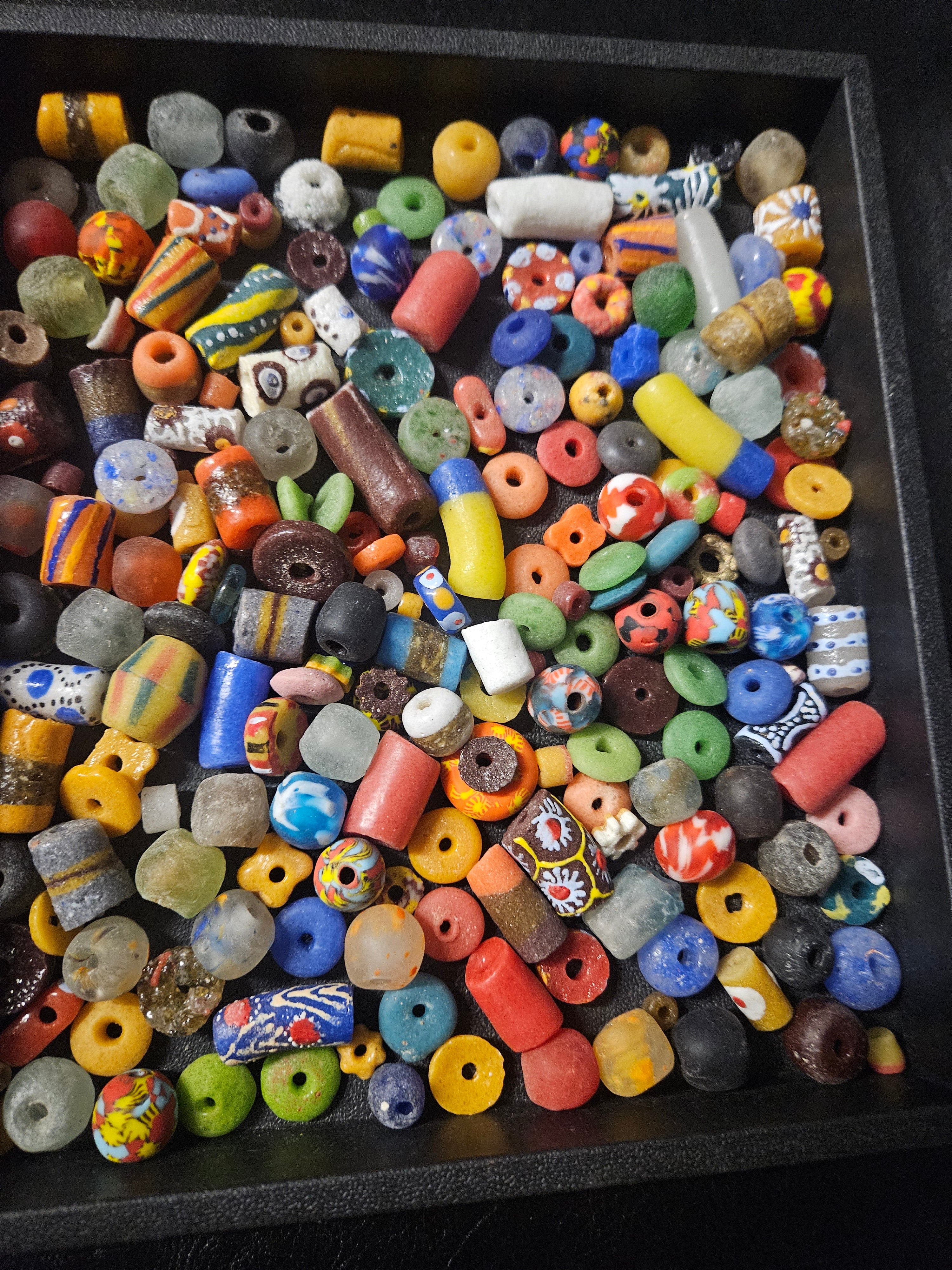 Loose Ghana Glass Beads – Designer Bead Soup Assortment