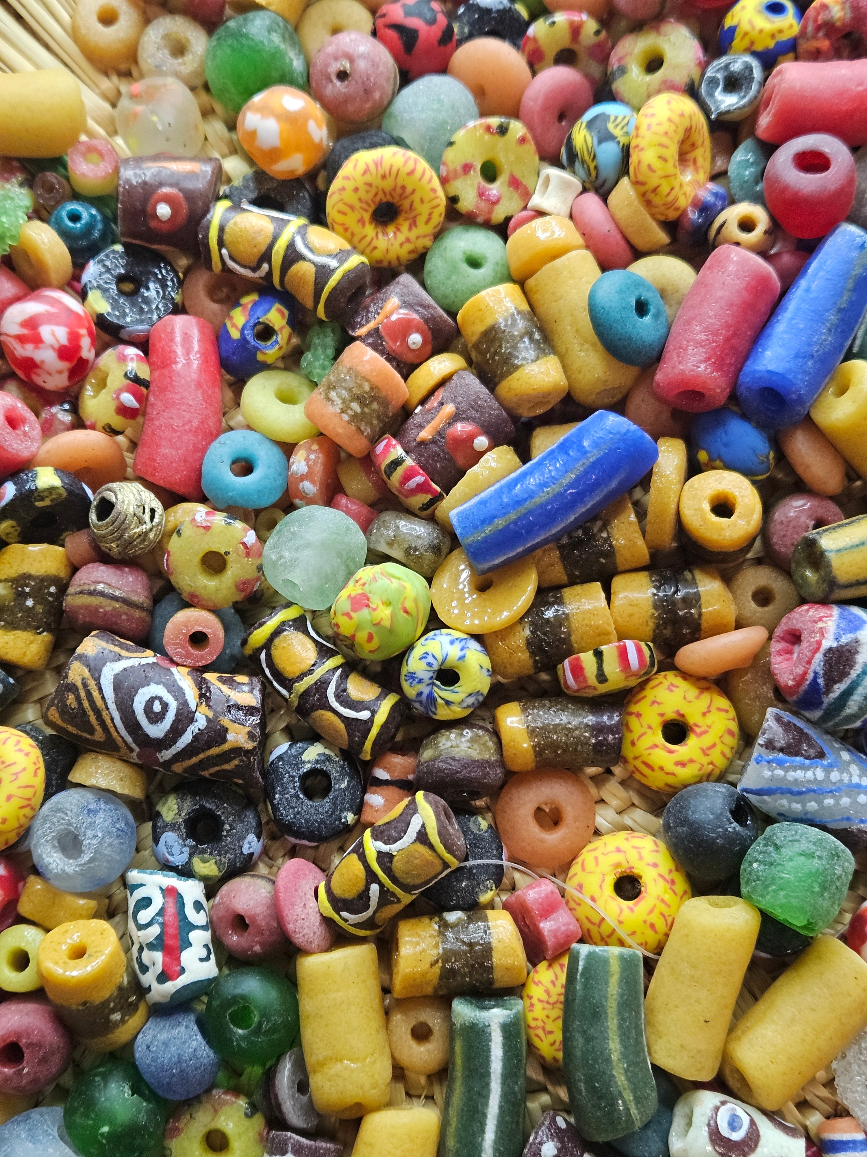 300+ Handmade Krobo Beads for Jewelry Making