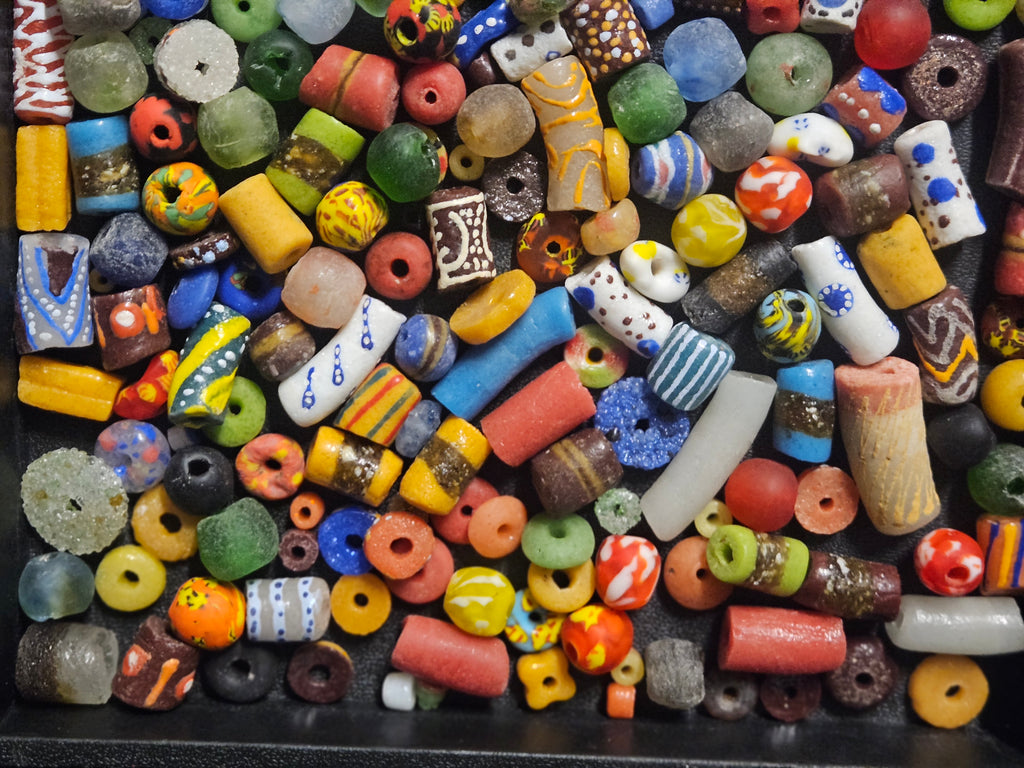 Maker's African Bead Soup – Assorted Ghana Krobo Glass Beads