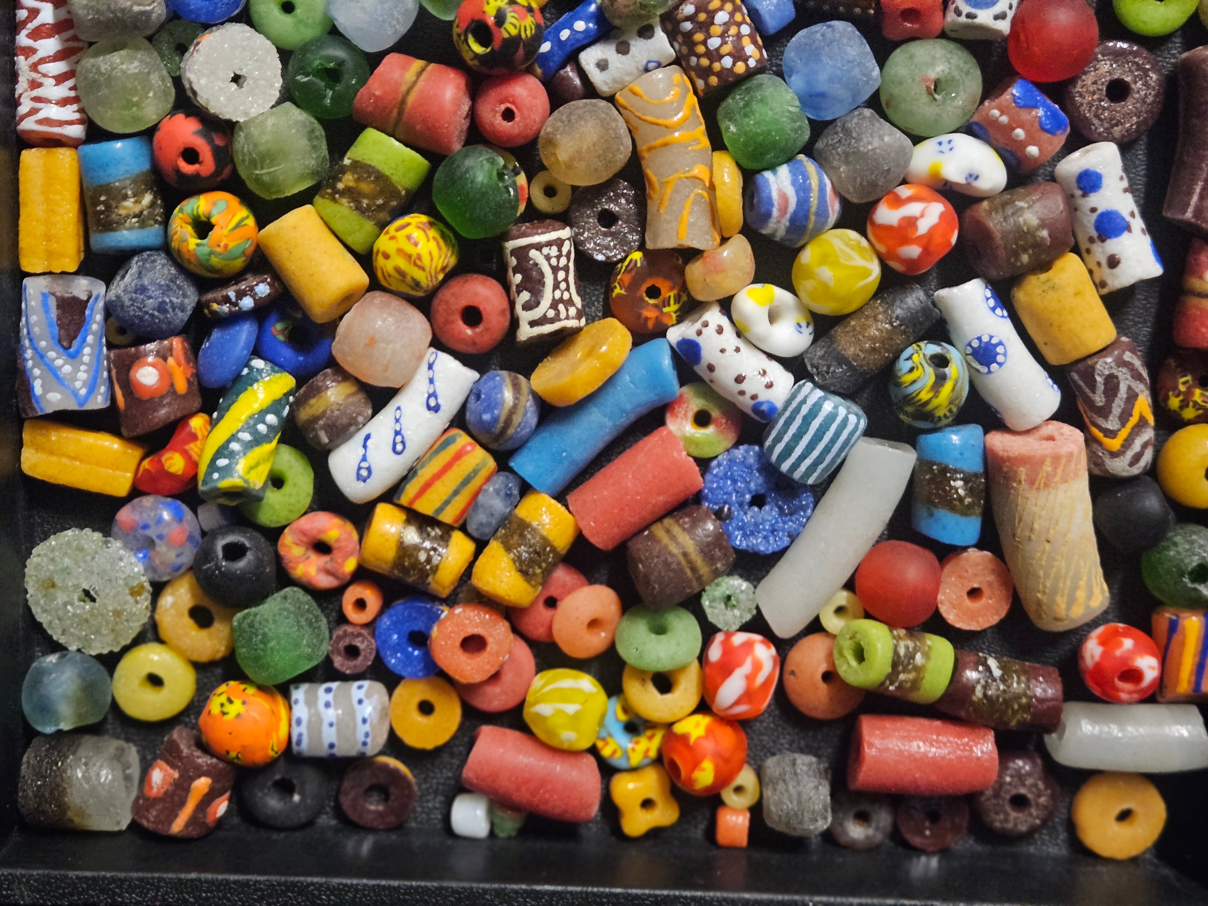 Maker's African Bead Soup – Assorted Ghana Krobo Glass Beads
