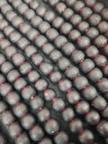 Burgundy Krobo Pocket Glass Beads – Handmade in Ghana, 13–14mm