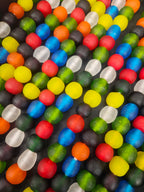 African Glass Beads – Multicolor Krobo Pocket Bead Strand from Ghana