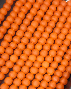 African Glass Beads – Orange Krobo Pocket Beads from Ghana