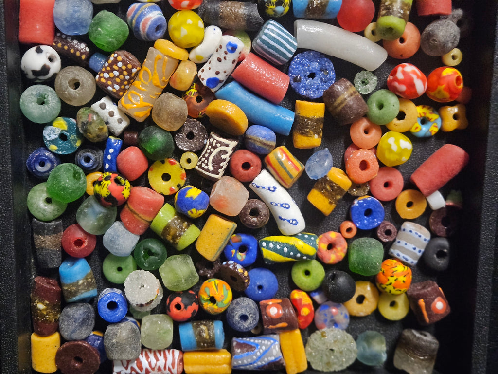 Maker's African Bead Soup – Assorted Ghana Krobo Glass Beads
